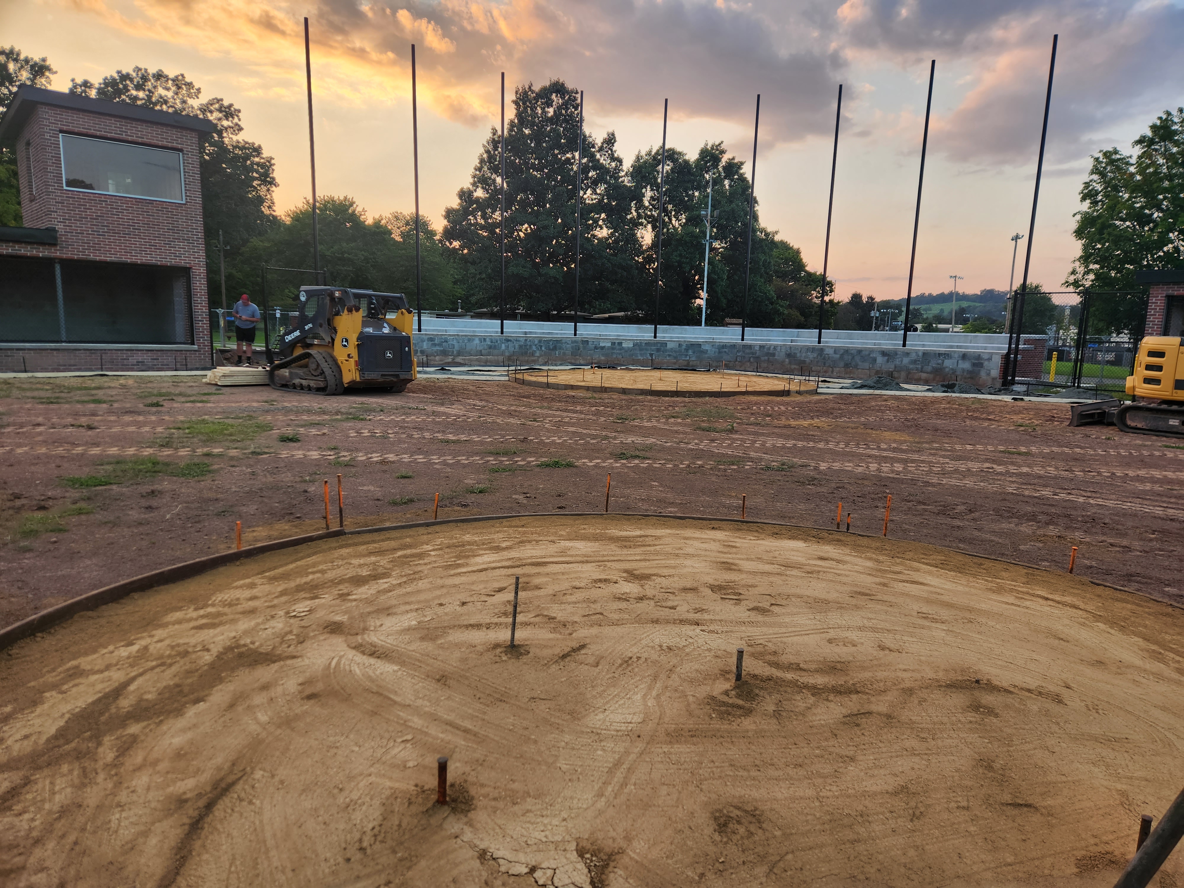 Pitchers mound view of home