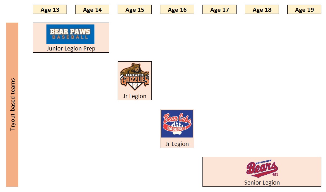 Sr Division structure, Legion program