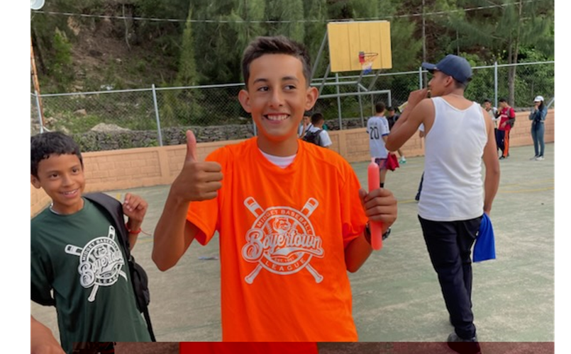 BMBL donates shirts and hats to Honduras