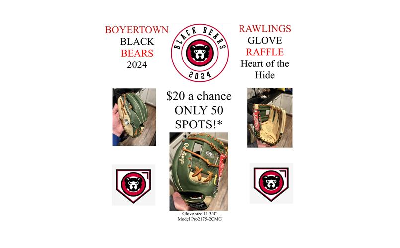Check out the Black Bears Glove Raffle!