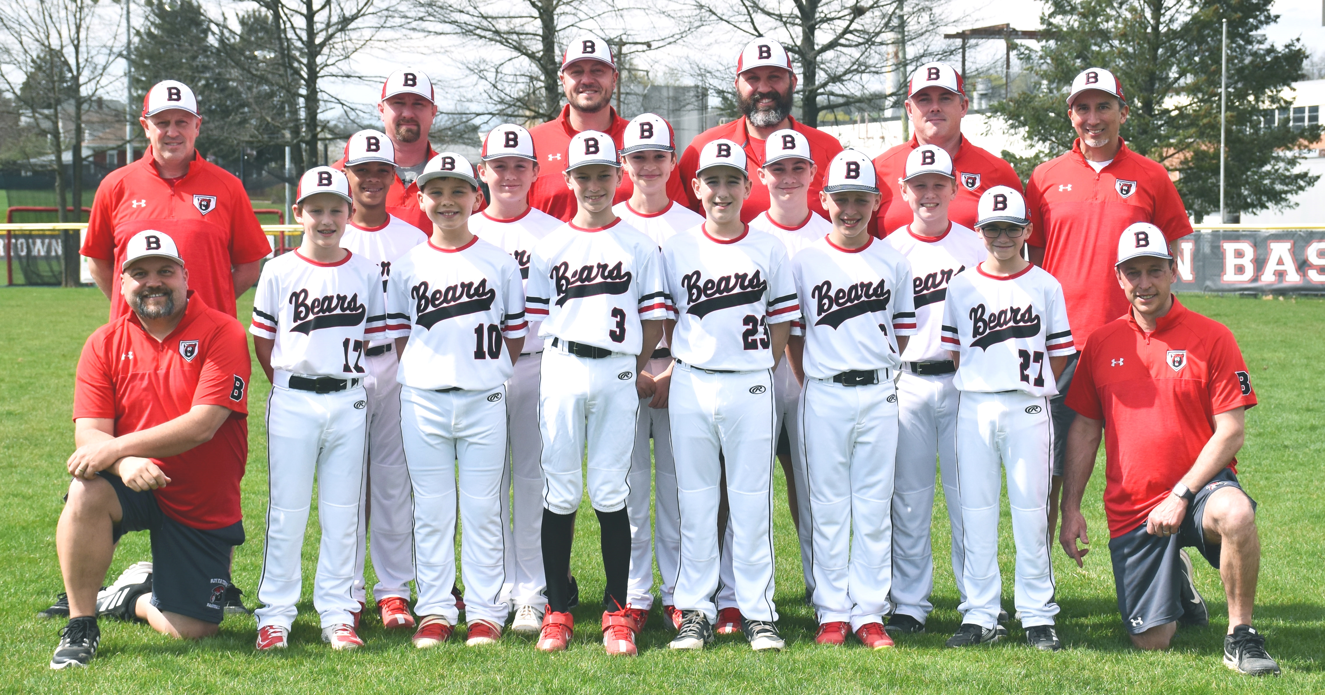 11U Team photo